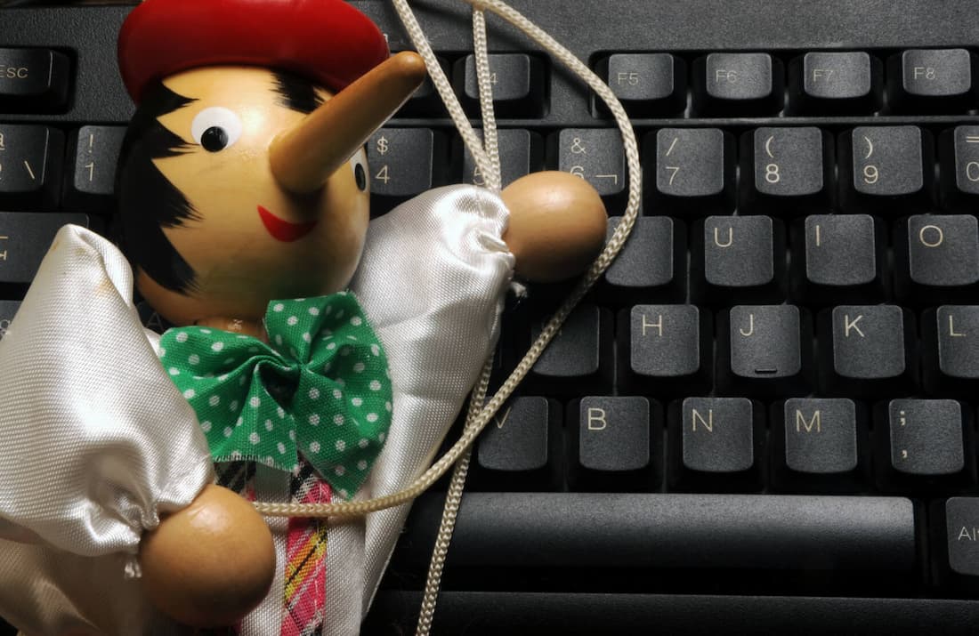 Pinocchio est au clavier